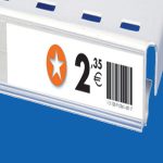 PROFIL PORT-ETICHETE CU ADEZIV - 30 MM-EXTRUDAT-ANTIREFLEX