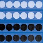 Pastila adeziva tip arici -ø 19 mm - Rolă de 1100 de pastile - Velcro®