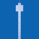 Banda cross merchandising din polipropilena Transparente cu port-etichete