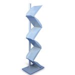 Suport pentru brosuri ZIG-ZAG Aluminiu