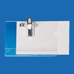 Ecuson din pvc cu clema de prindere